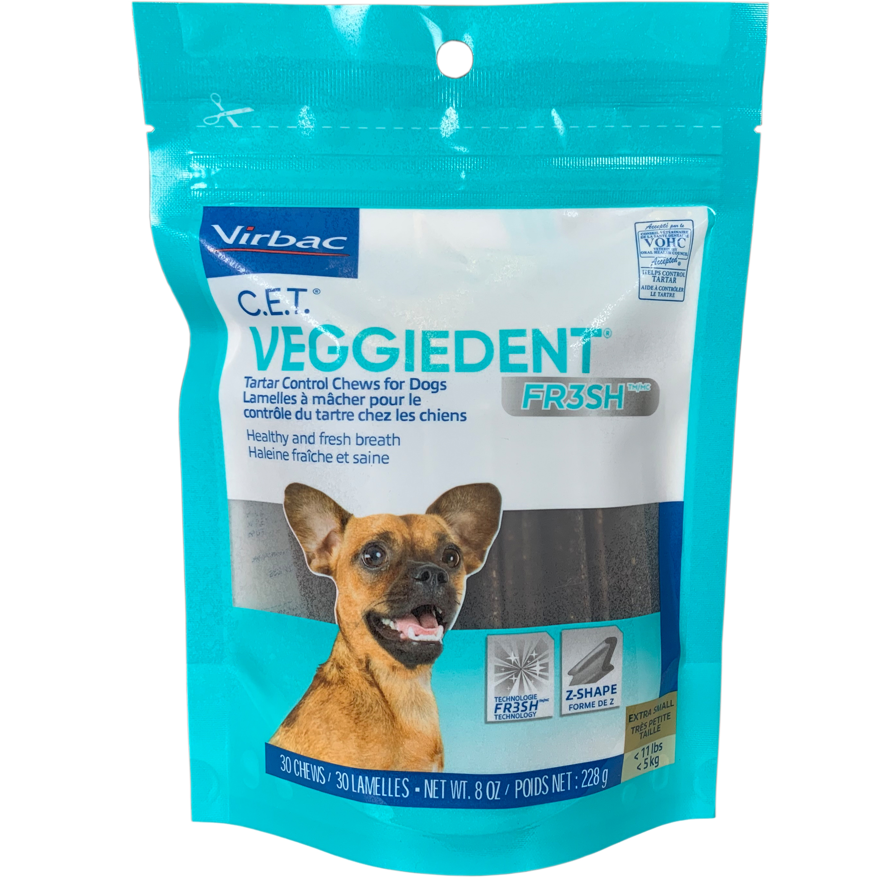 C.E.T. VeggieDent FR3SH Chews for Dogs Usage