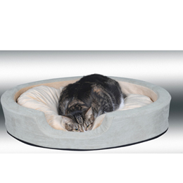 K&H Thermo Snuggly Sleeper Oval Pet Bed Usage